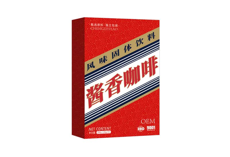 醬香拿鐵咖啡OEM 生酮飽腹速溶黑咖啡固體飲料定制代加工貼牌工廠