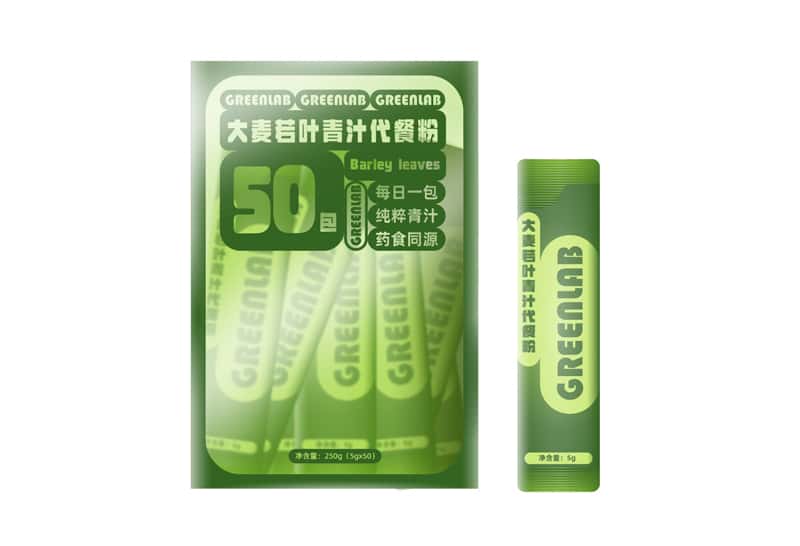 大麥若葉代餐粉OEM/ODM膳食纖維藥食同源堿性青汁代餐粉貼牌定制