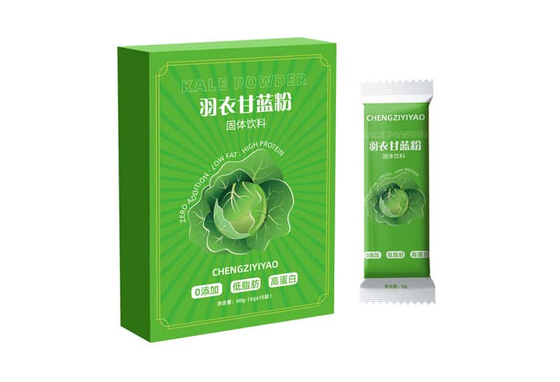 羽衣甘藍(lán)粉代加工貼牌定制復(fù)合植物果蔬纖維飽腹固體飲料OEM/ODM