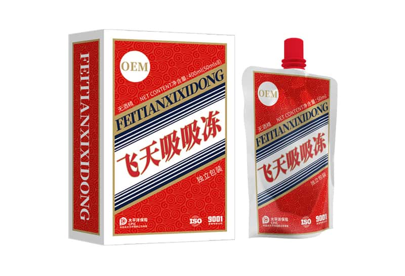 飛天酵素果凍OEM 益生元排便果味自立袋吸嘴果凍代加工貼 牌工廠