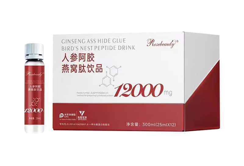 代加工人參阿膠燕窩肽飲品貼牌 女性滋補(bǔ)膠原蛋白肽口服液OEM定制