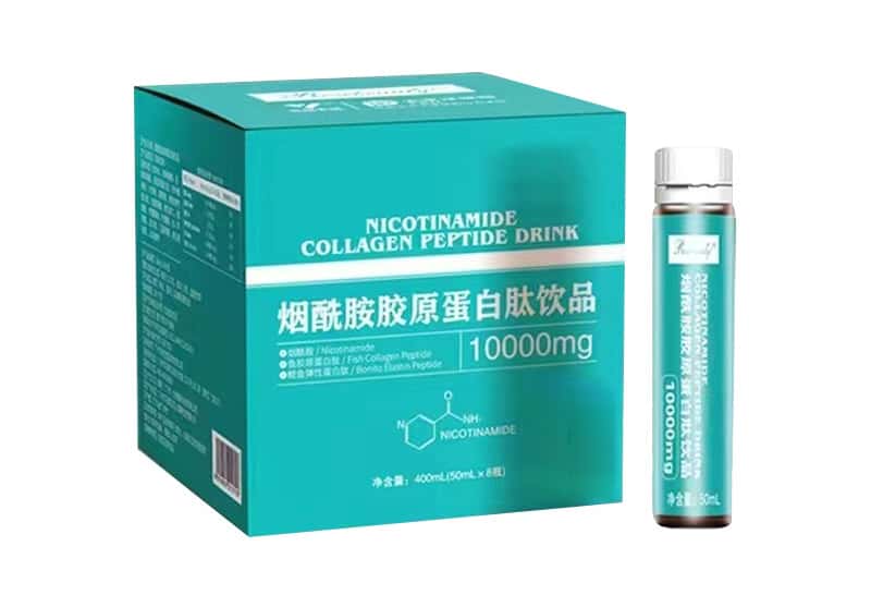 煙酰胺膠原蛋白肽飲品OEM 女性滋補(bǔ)小分子肽口服液貼牌代加工廠家