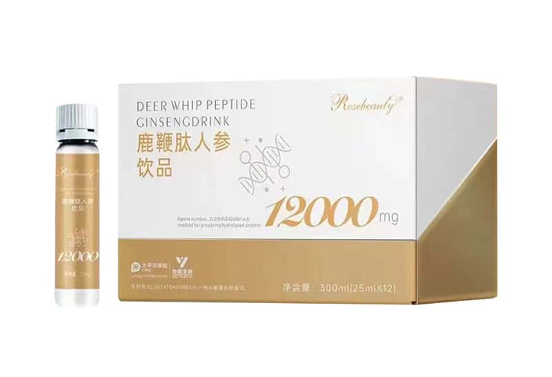 定制鹿鞭肽人參飲品貼牌 男性滋補能量膠原蛋白肽口服液OEM代加工