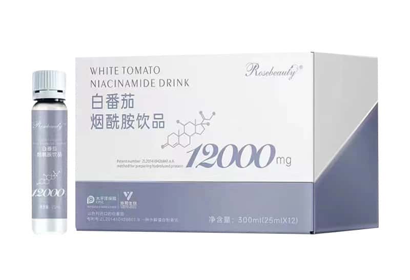 定制白番茄煙酰胺飲品OEM 小分子膠原蛋白肽口服液代加工貼牌廠家