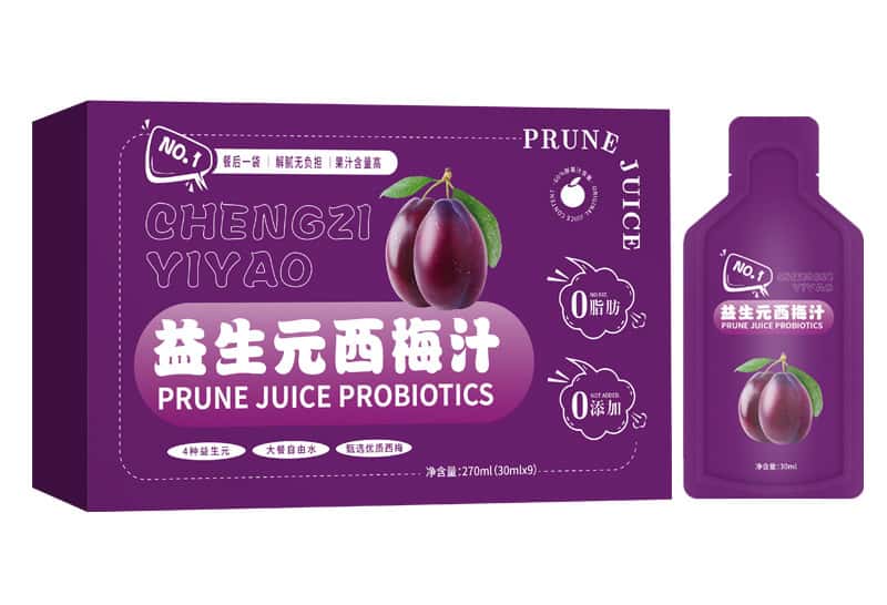 益生元西梅果汁飲益生菌西梅汁膳食纖維植物酵素飲料OEM代加工