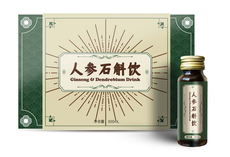 代工人參石斛飲OEM 植物飲品石斛口服液人參汁飲料貼牌定制源頭廠