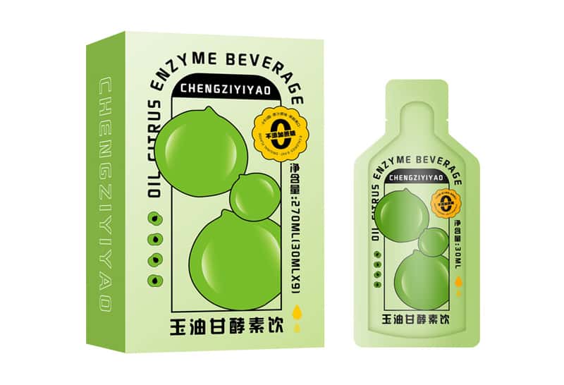 玉油柑酵素飲料代加工OEM盒裝植物果蔬孝素口服液體飲品果汁原液